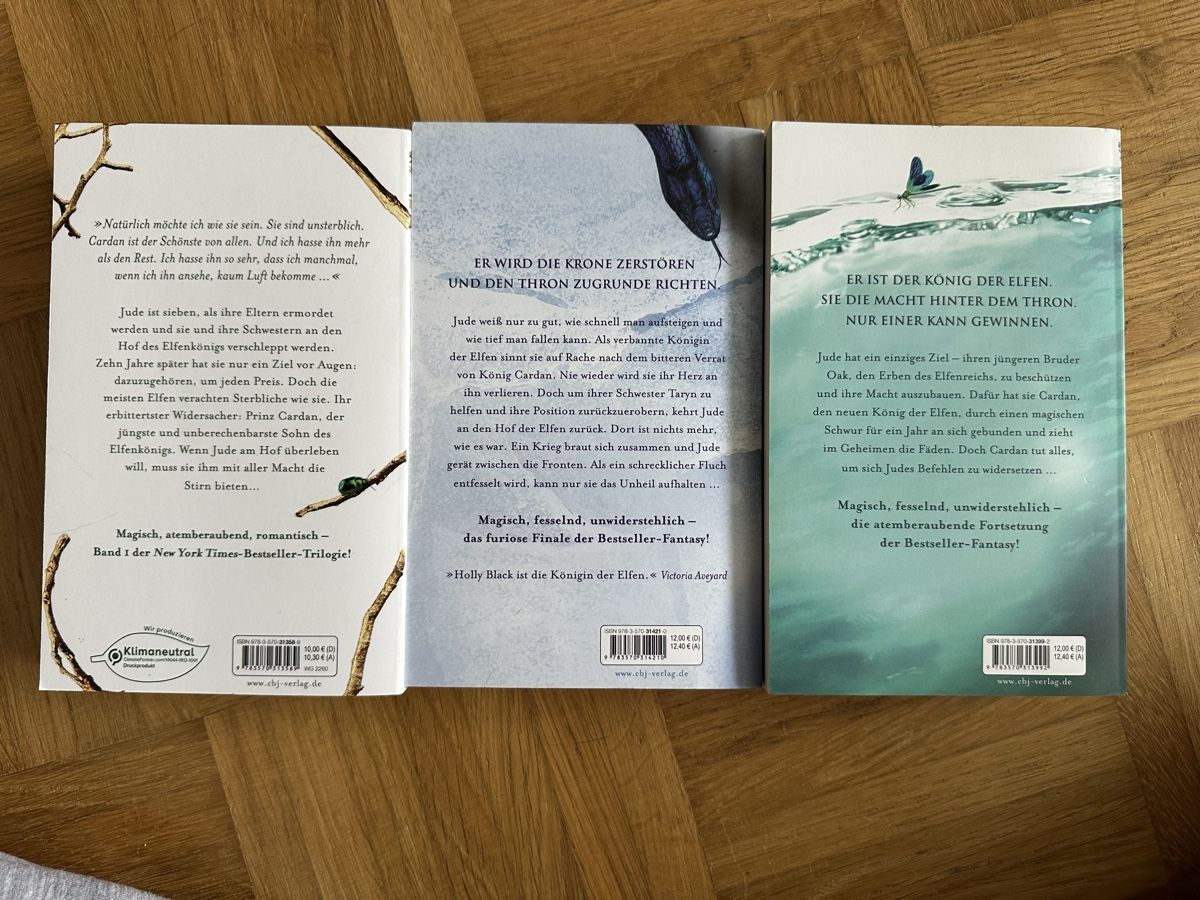 Libri: Elfenkrone Band 1-3 - Holly Black – Usato da Lausen venduto da vxnij 2