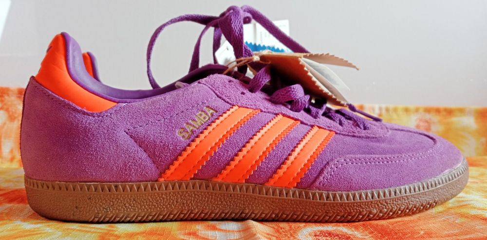 Adidas samba store lila orange