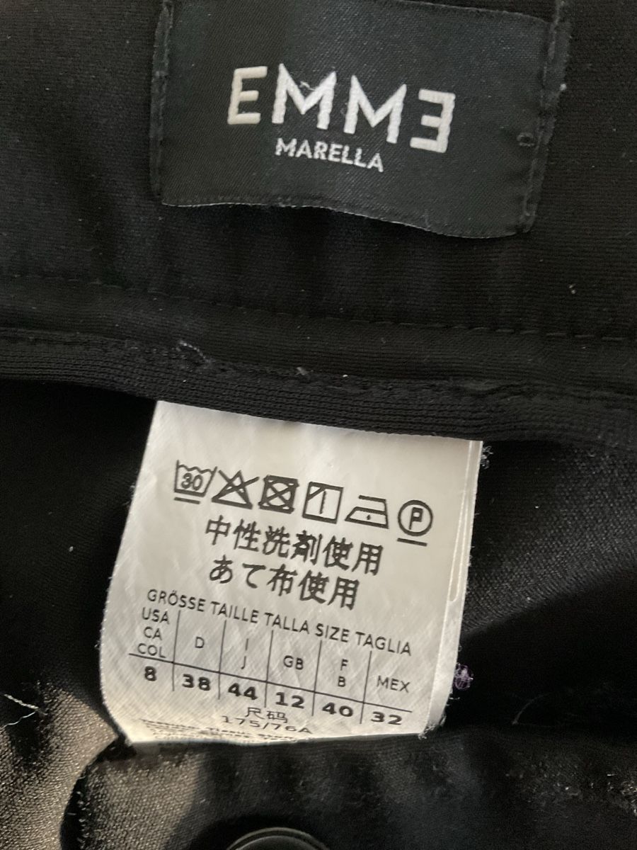 Marella Hosen: Black Trousers EMME Marella Size 8 / 38 – Neu (gemäss Beschreibung) aus Zürich von TheShips 3