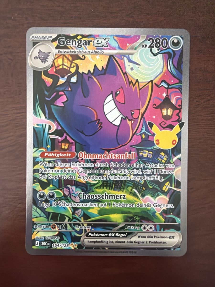Pokémon Carte collezionabili: Gengar ex (30C 154) DE – Nuovo (secondo la descrizione) da Emmenbrücke venduto da Pack_Ripper
