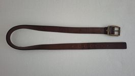 Ledergürtel Braun mit Messingschnalle von Globus