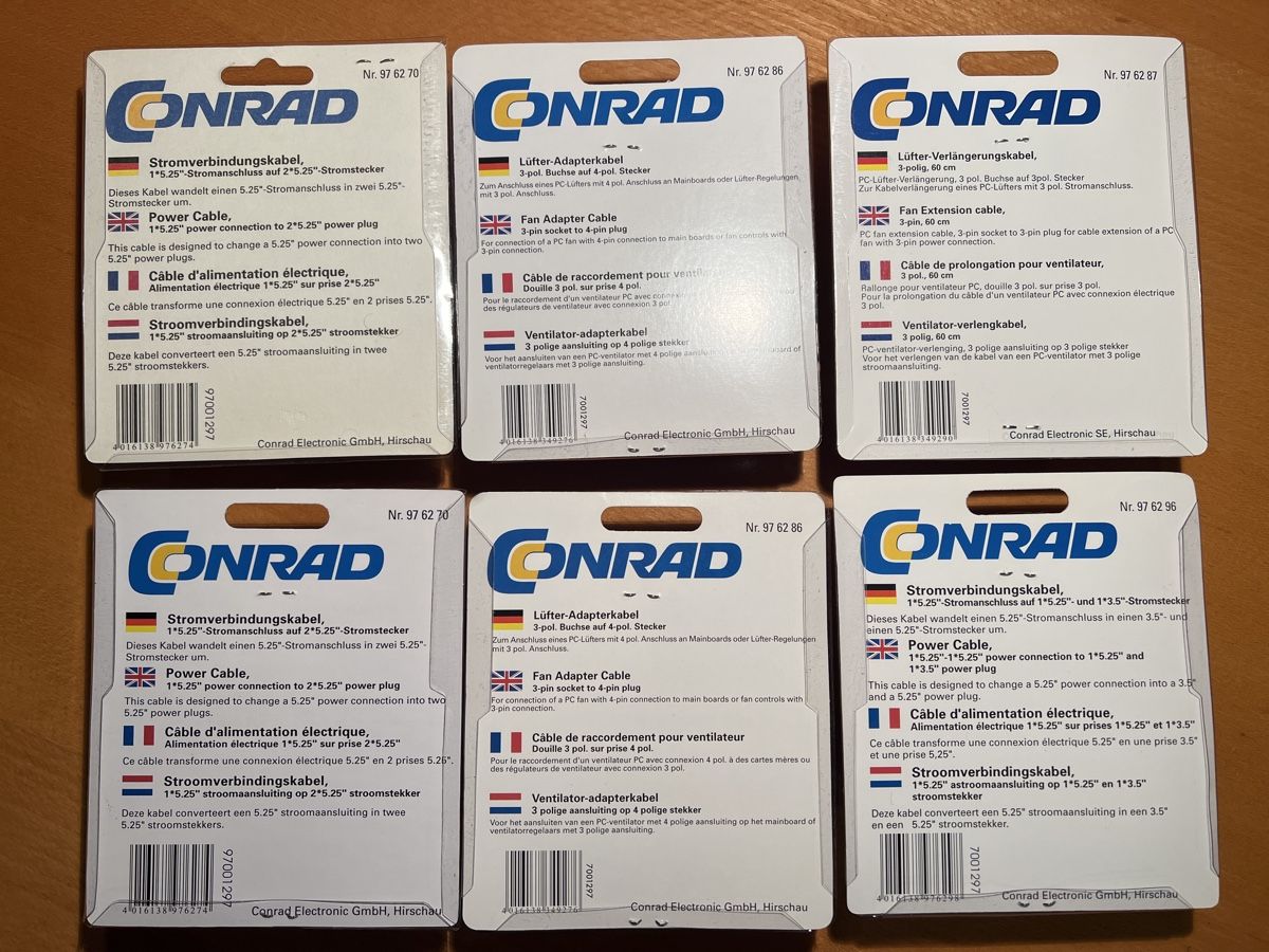 Cavi: Diverse PC-Kabel  – Nuovo (secondo la descrizione) da Birmensdorf ZH venduto da Railbaron 1