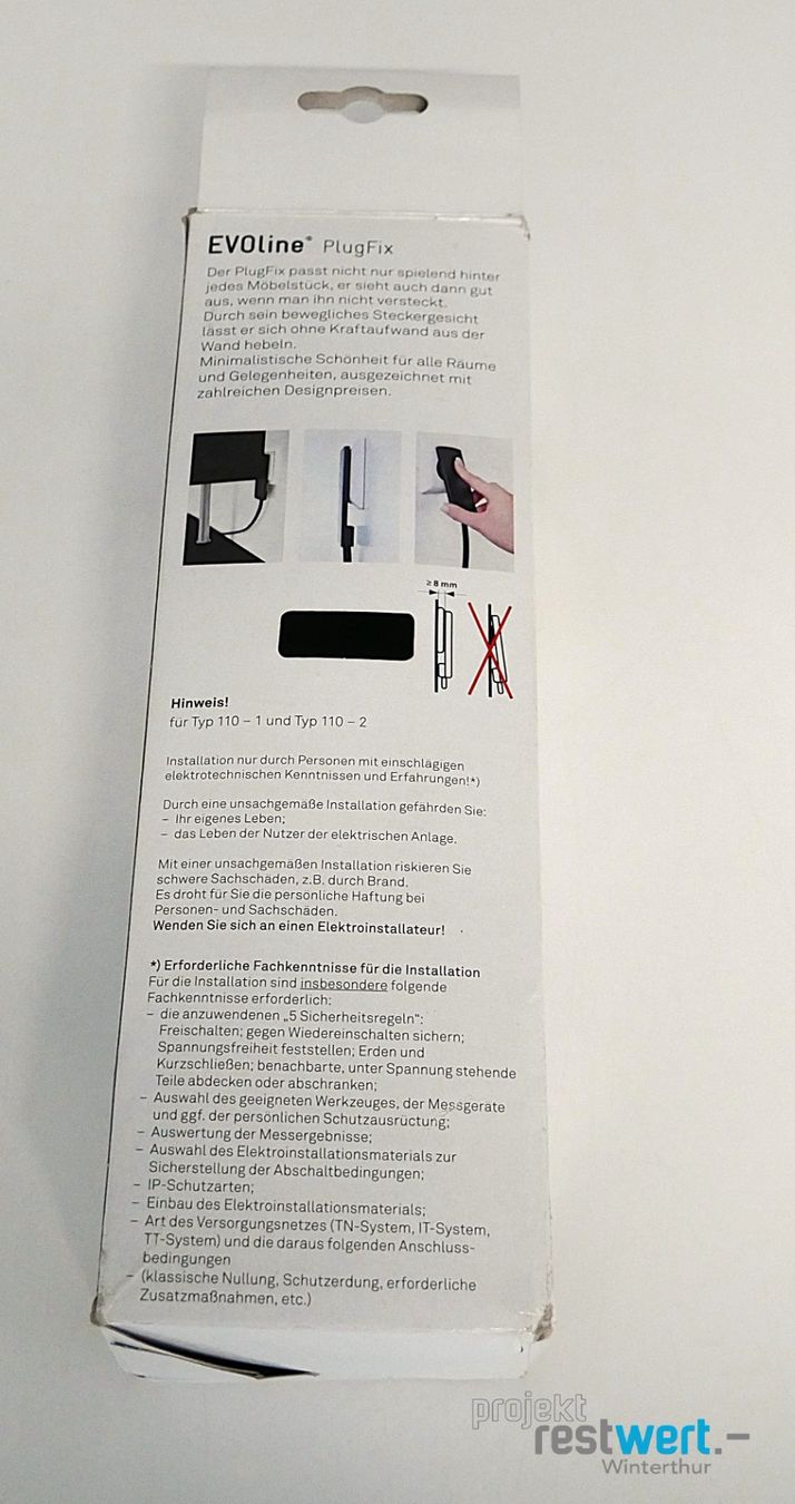 Stecker: EVOLINE PlugFix – Neu (gemäss Beschreibung) aus Winterthur von Restwert_Winterthur 3