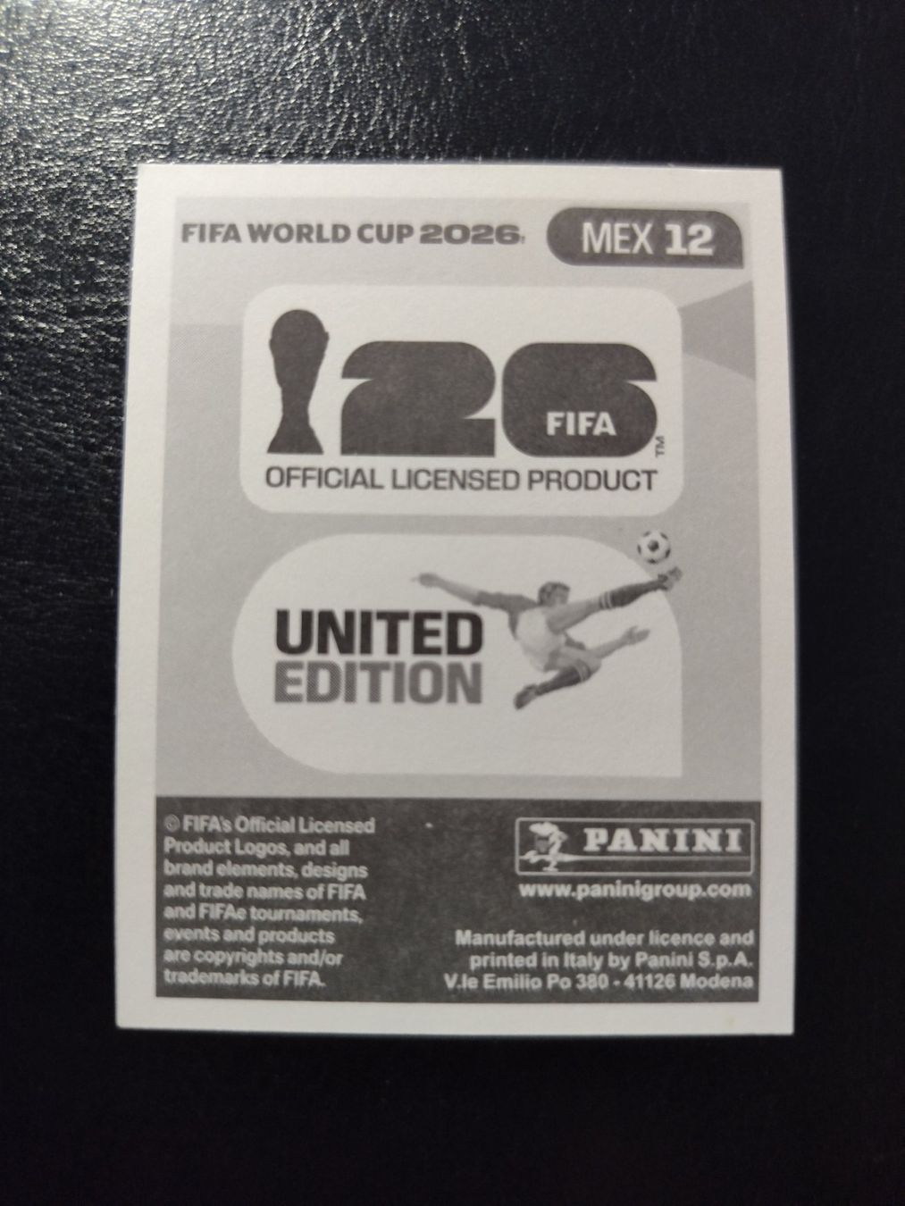 Panini Carte collezionabili: Panini FIFA World Cup 2026 MEX 12 – Nuovo (secondo la descrizione) da Matzingen venduto da Clie42 1