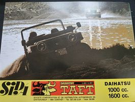 Daihatsu Faft F10 1000 cc F20 1600 cc Prospekt ca 79 xa