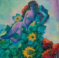 Unbekannter Künstler, Original Acrybild