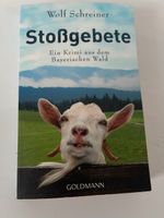 Wolf Schreiner Stossgebete Kriminalroman guter Zustand