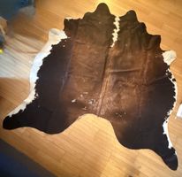 Echtes Kuhfell Teppich braun weiss gebraucht