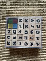 Holzstempel Buchstaben