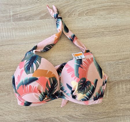 Maillot de bain 3 pièces taille C, motif tropical 🌴🌺