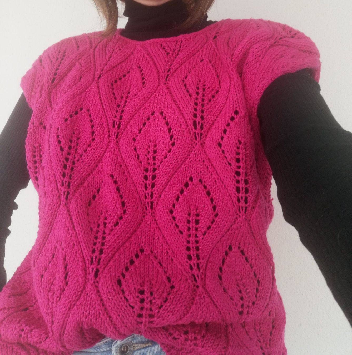 Maglioni & Felpe: Sommerpullover, durchbrochener Pullunder Handstricken – Nuovo (secondo la descrizione) da Buchrain venduto da nat_pl5p 1
