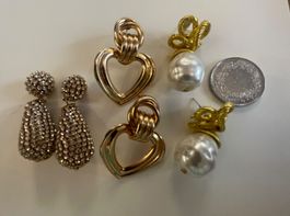 Modeschmuck Lot Ohrringe, zusammen 20 Fr. einzeln 10 Fr.