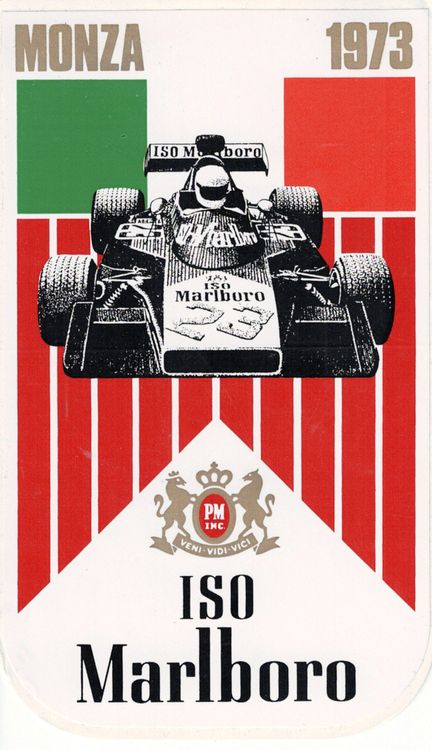 ADESIVO VINTAGE STICKER AUTOCOLLANT AUFKLEBER MARLBORO
