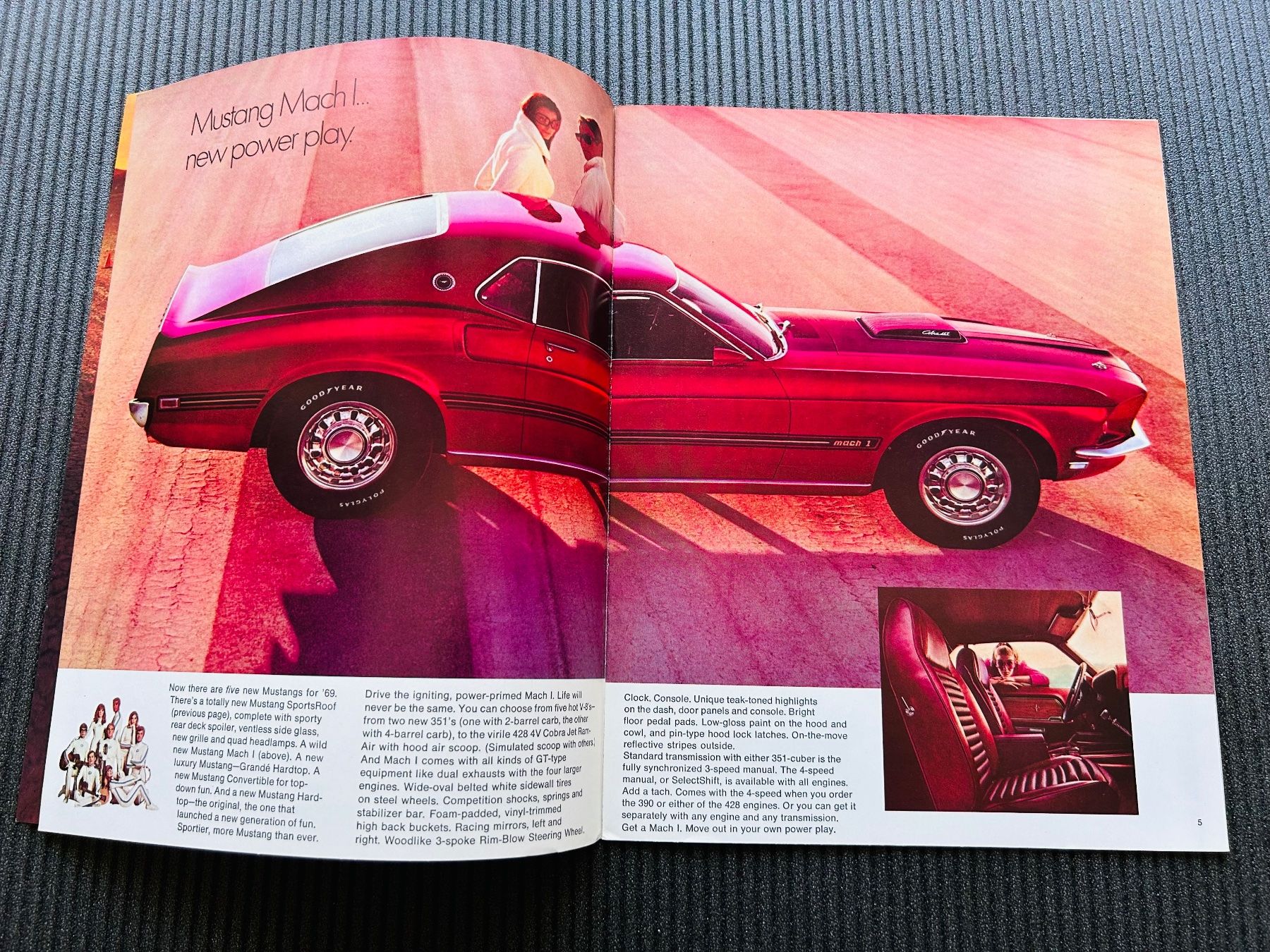 Ford Documenti: Ford Mustang Original Brochure 1969 – Usato da Herrliberg venduto da surfcafe 3