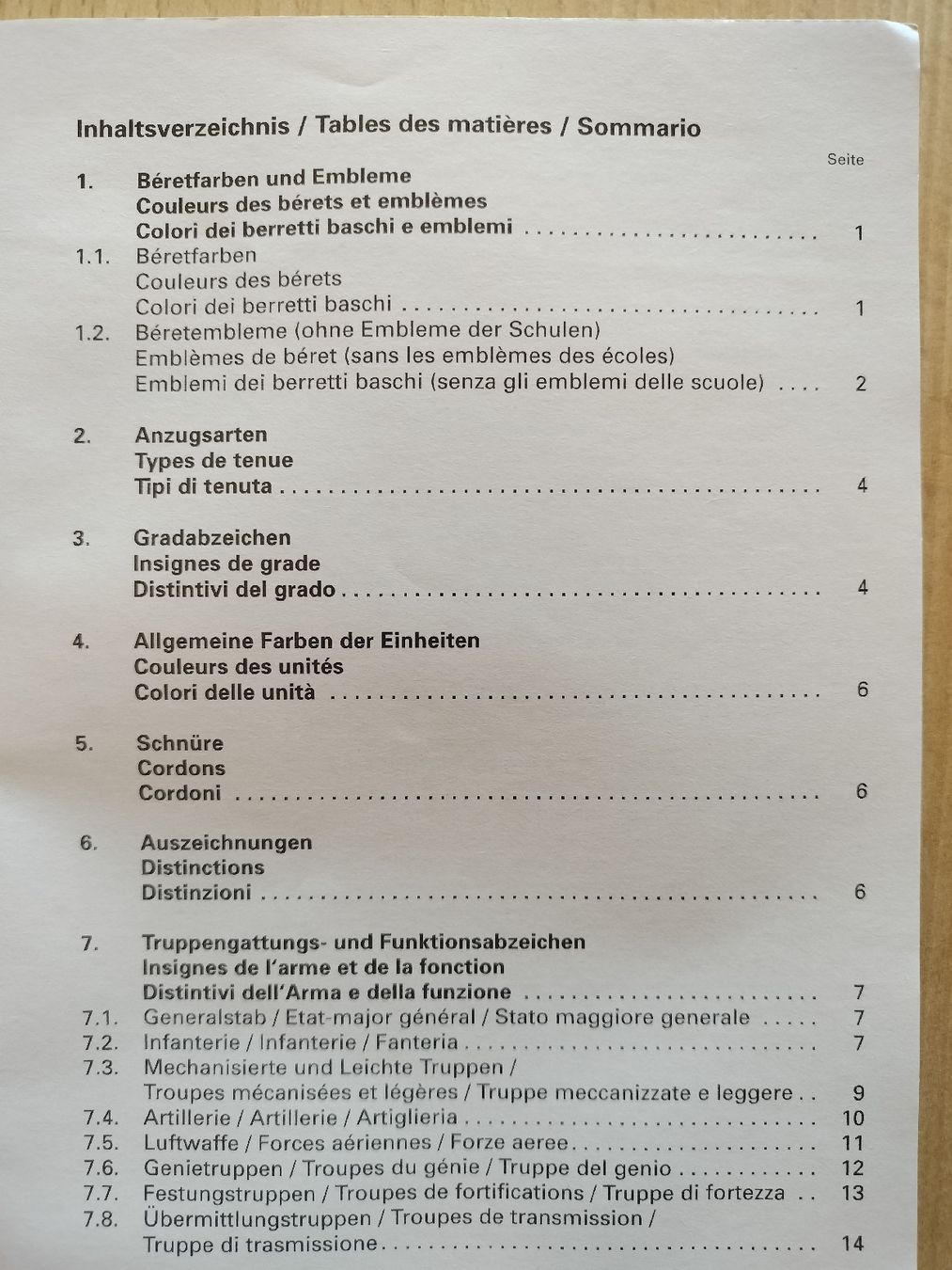 Libri: Schweizer Armee Militär Abzeichen Büchlein – Usato da Schwanden Sigrisw venduto da cadieux71 1