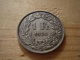 (D2) 1 Franken 1920