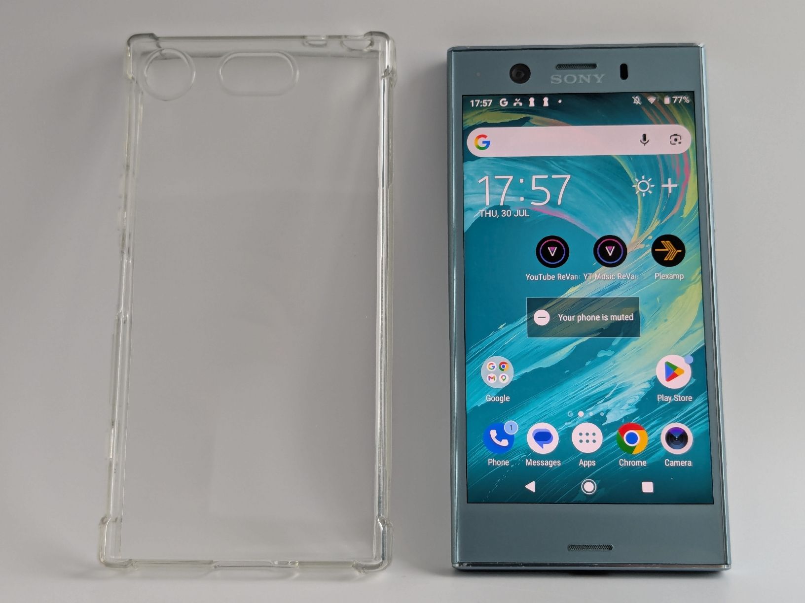 Sony Portables: Sony Xperia XZ1 Compact Dual SIM light blue good condition – D'occasion à Grenchen par gabifp