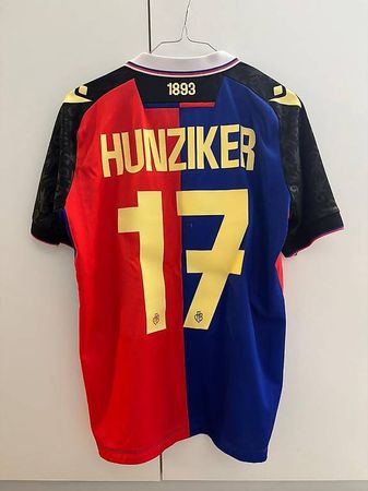 FC Basel Andrin Hunziker Trikot Saison 23/24 Gr. S