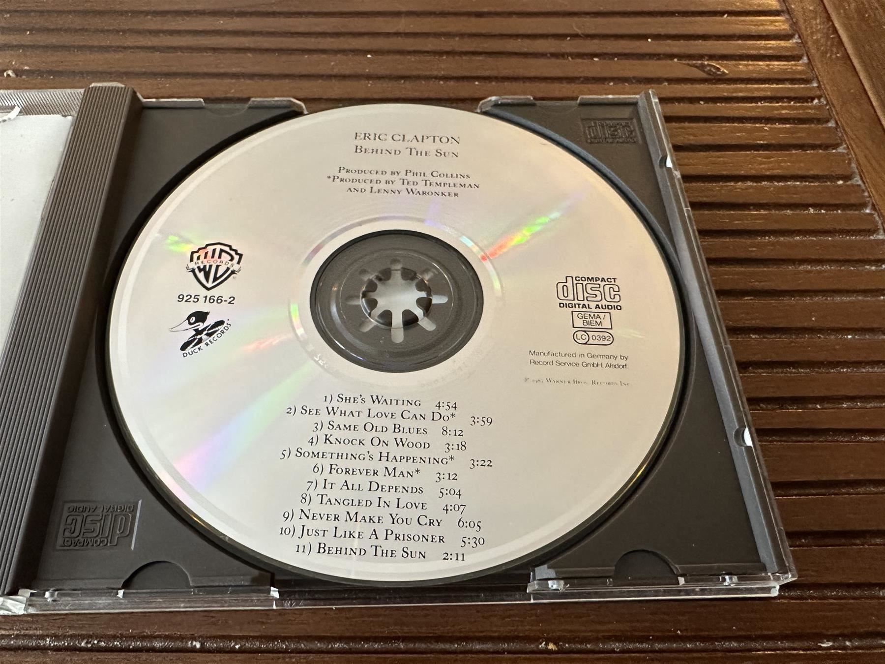 CD: Eric Clapton – Behind The Sun – Usato da Rikon im Tösstal venduto da Alpenmutz 2