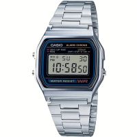 Casio A158WA-1 Die originale Retro-Ikone aus Edelstahl