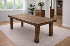 Massiver Ulmen Ess Tisch Unikat aus einem Stück Designer