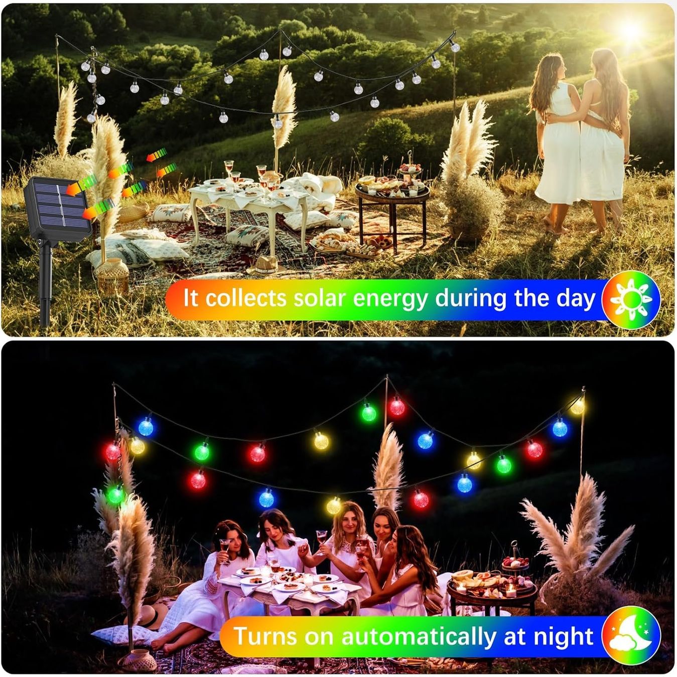 Lichterketten & Leisten: Lichterkette Außen Solar Wetterfest, 30 LED – Neu und originalverpackt aus Nuglar von SaleRitter 4