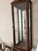 Wandvitrine Holz mit Glasböden Zustand sehr gut