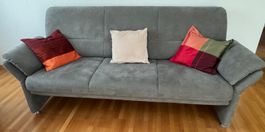 Neuwertiges Alcantara-Sofa-Set