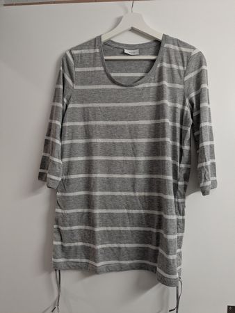 Bequemer Umstandspullover mit 3/4 Ärmel, Gr M