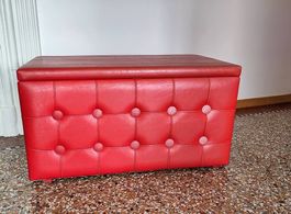 Coffre à linge vintage : Années 60-70