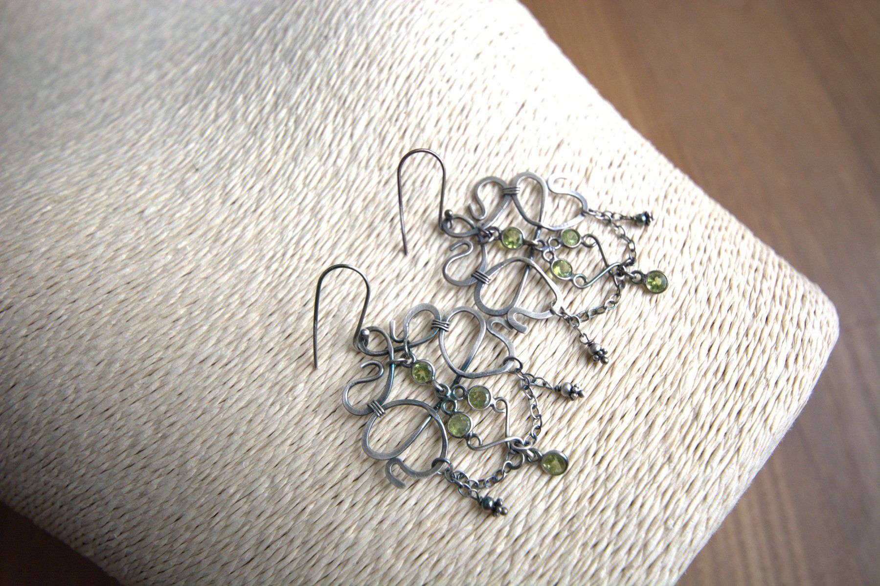 Altri gioielli: Sterling Silber Schmuckset mit Peridot Steinen – Nuovo e nell'imballaggio originale da Oberglatt ZH venduto da JulFul 2