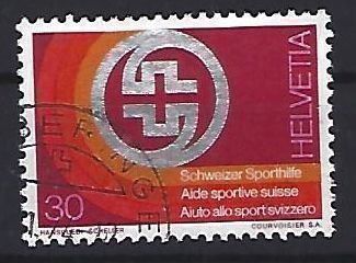 Tutti i francobolli: 1974 - Werbemarken- Schweizer Sporthilfe – Usato da Schaffhausen venduto da poststamp