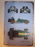 Lotus Super 7 Blechschild