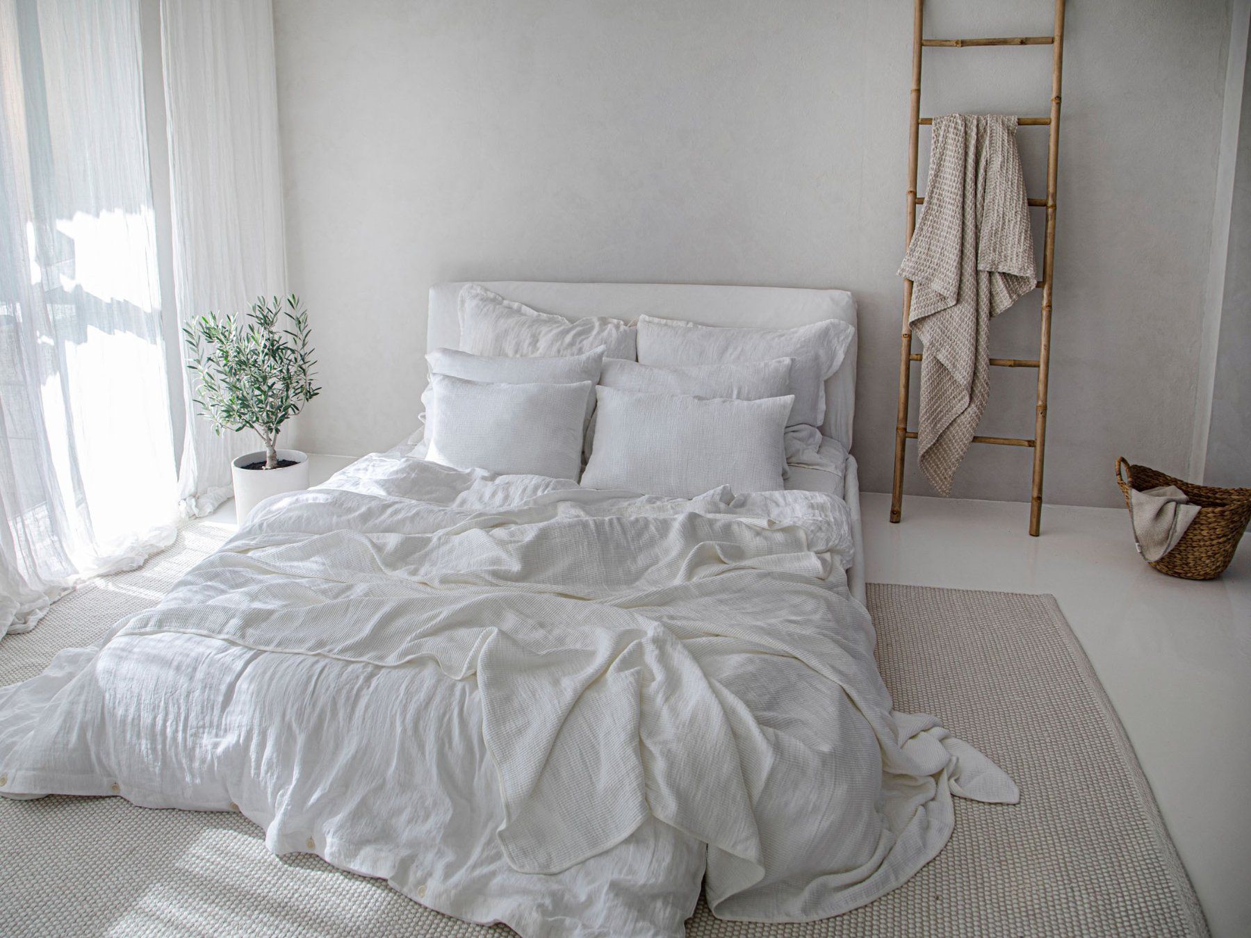 Biancheria da letto: Weissjasmin Leinenbettwäsche-Set – Nuovo e nell'imballaggio originale da Affoltern am Albis venduto da EdelLinn 1