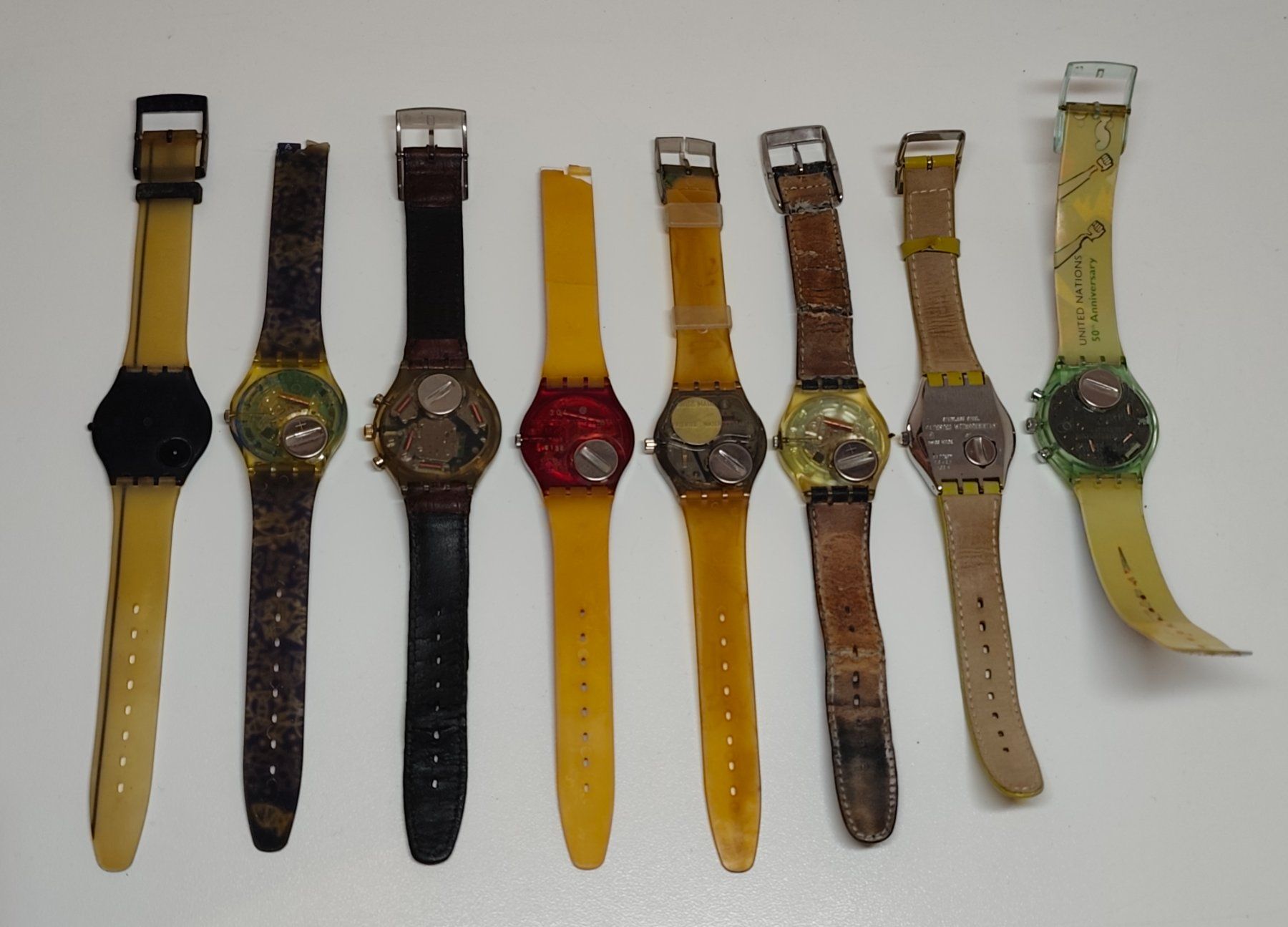 Swatch Orologi: Uhren Lot 8 Swatch Uhren – Difettoso da Eschenbach SG venduto da Piratenschatz 3