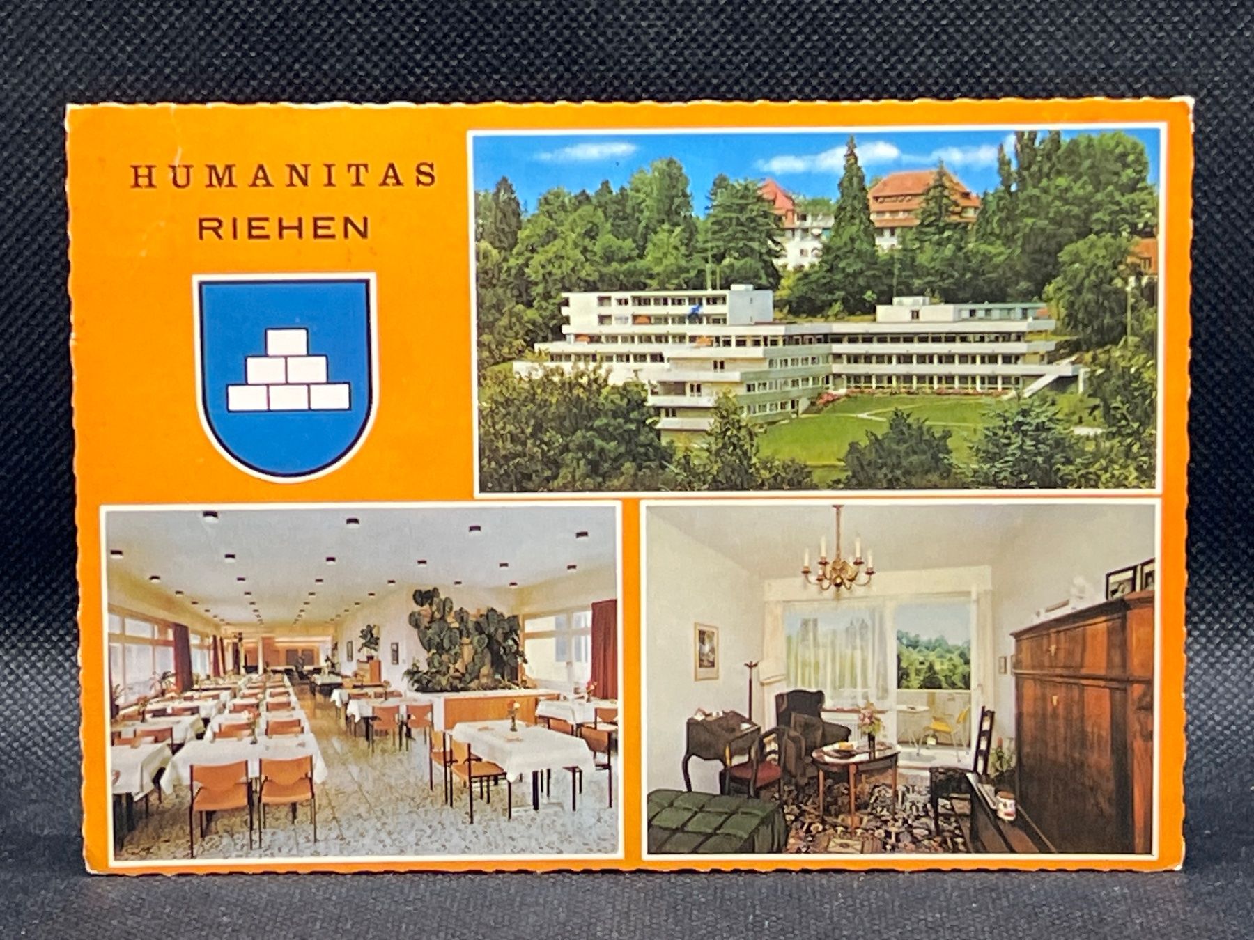 Ansichtskarten: Altersheim Humanitas Riehen / Basel – Gebraucht aus Widnau von Brusi9