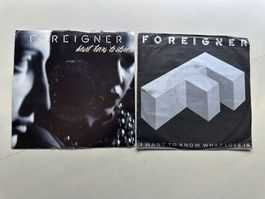 FOREIGNER tolle Singles Kult Top Hit 80's I want Heart USA
