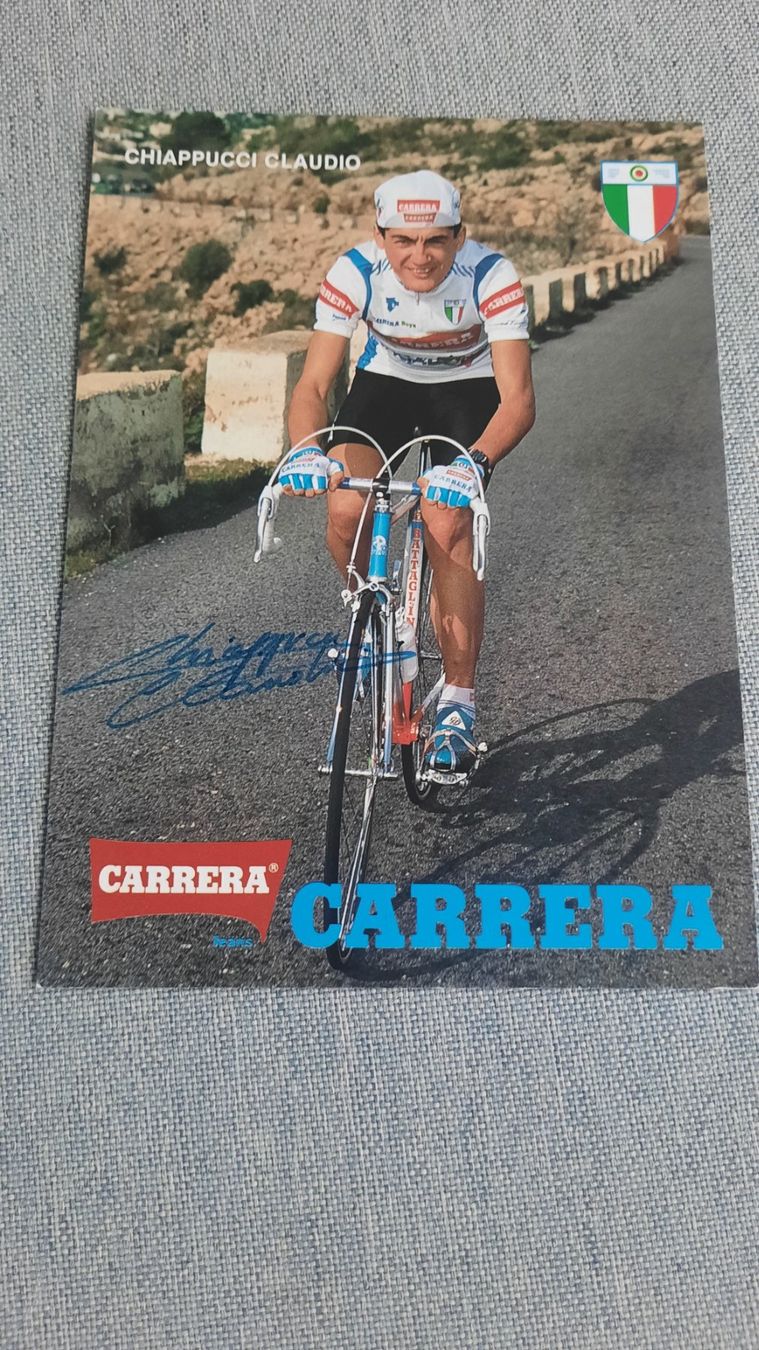 Autografi: Autogrammkarte Claudio Chiappucci – Usato da Schmerikon venduto da Olympia04