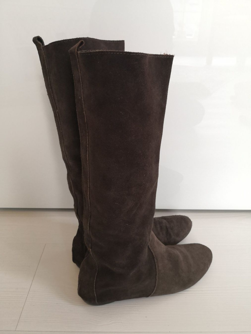 Mango Scarpe da donna: 🤩MANGO WILDLEDER-STIEFEL, BRAUN – Usato da Olten venduto da Naja-Twins-Twins 8