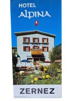Broschüre Hotel Alpina Zernez