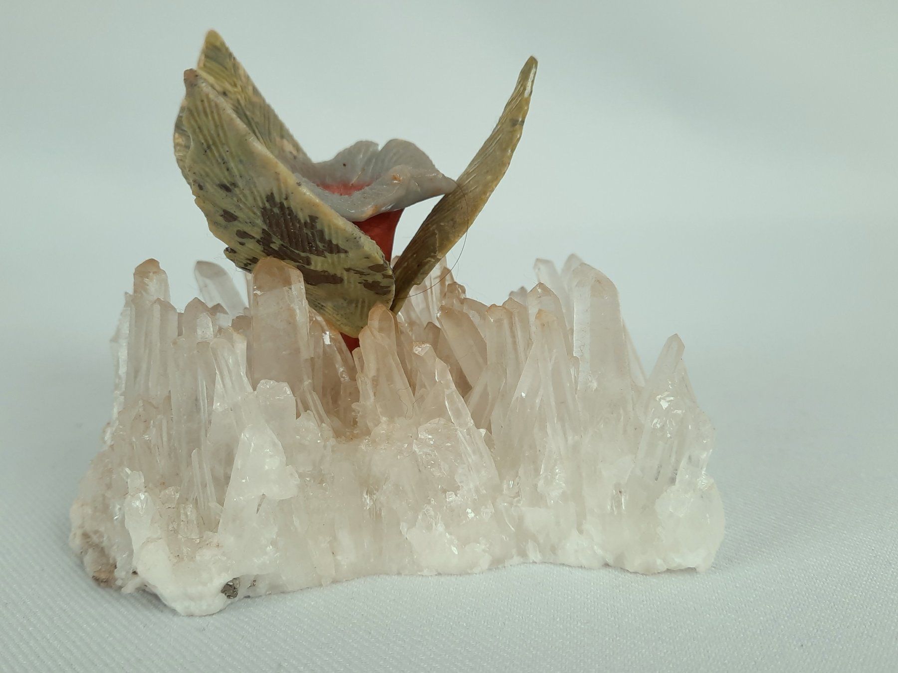Minerali & Pietre curative: Blume auf Bergkristall – Usato da Beinwil am See venduto da Restwert_Beinwil 3