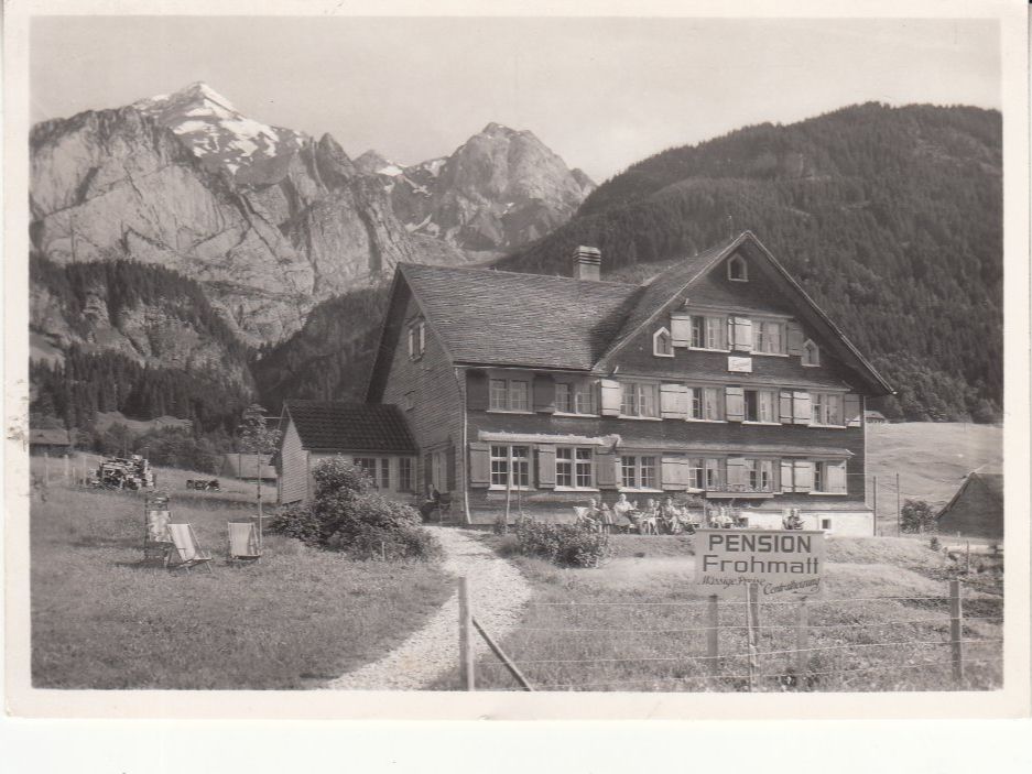 Cartoline postali: Wildhaus Frohmatt 1952 – Usato da Bürglen TG venduto da StampGraf