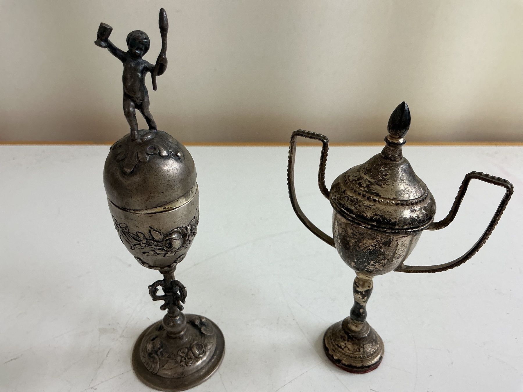 Sonstiges zum Sammeln & Seltenes: 2 Mini Pokale – Gebraucht aus Bern von vielerart 1