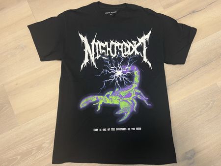 Schwarzes T-Shirt mit Print S neu