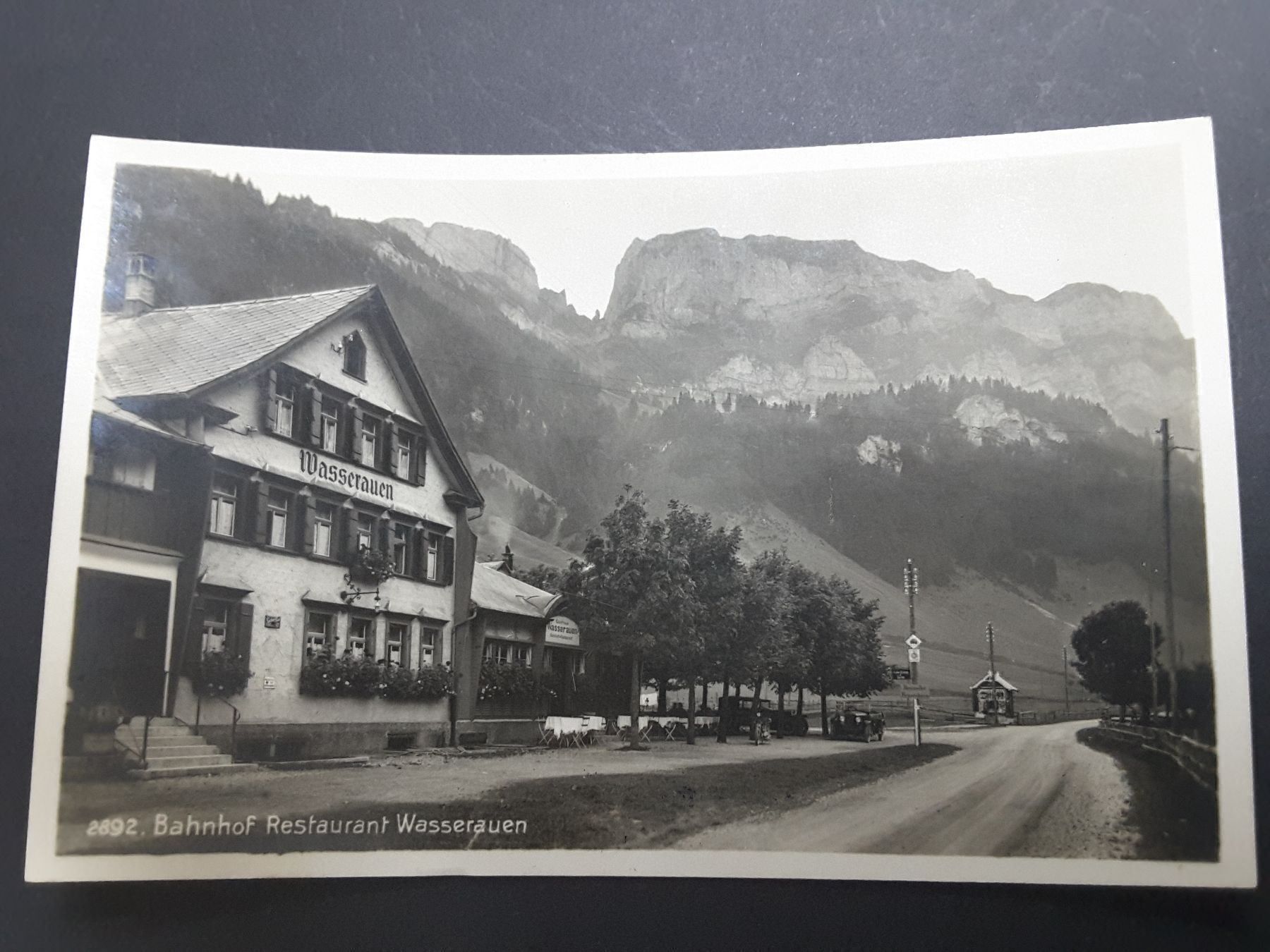 Cartoline postali: AK Bahnhof Restaurant Wasserauen – Usato da Reichenburg venduto da Pipo-67