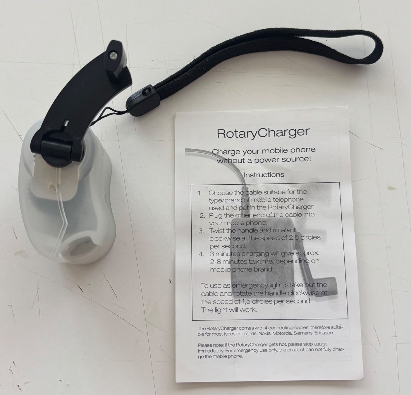 Caricabatterie: Rotary Charger - Objet publicitaires Camel – Usato da Neuchâtel venduto da gefdeneuch
