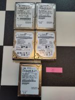 5x 320GB 2.5" SATA HDD – SMART geprüft – Markenlaufwerke