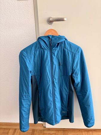 Salomon Jacke blau mit Kapuze gebraucht