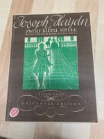 Musiknoten Piano Hayden 12 Stücke