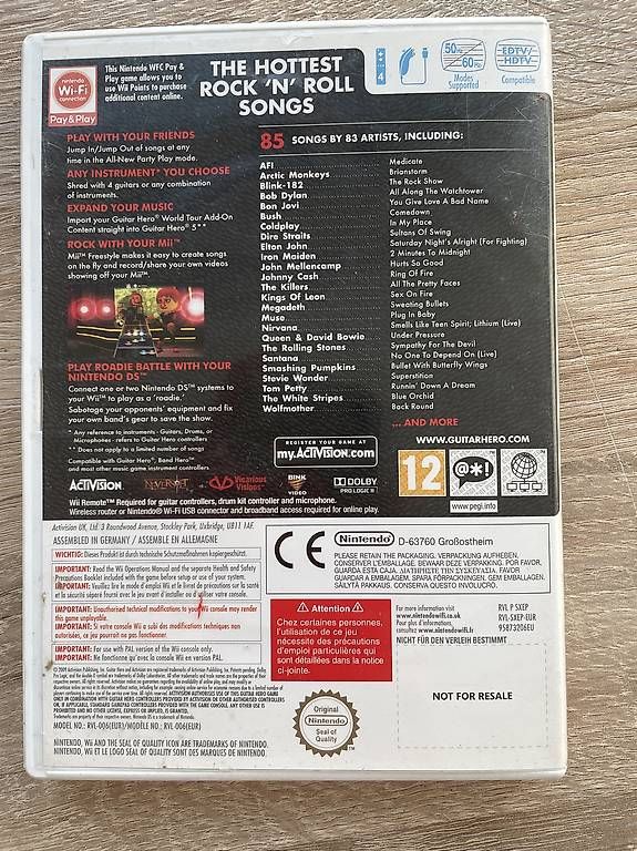 Giochi: Jeu Wii Guitar Hero 5 – Usato da Bussigny venduto da Ambre_06 2
